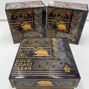 Gold coast clear master box pack (100 carts)